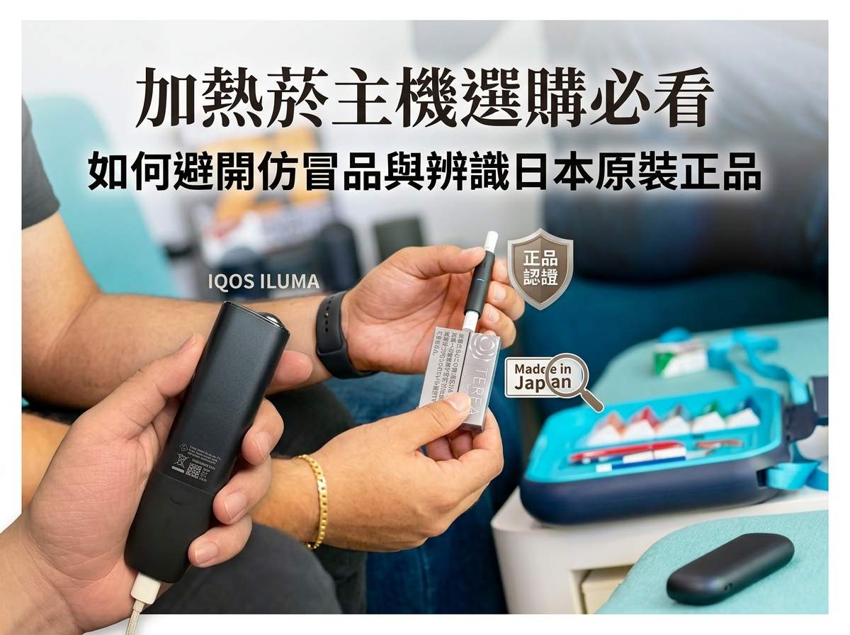加熱菸主機選購指南：如何辨識 IQOS 日本原裝正品與避開仿冒品｜日本正品鑑別