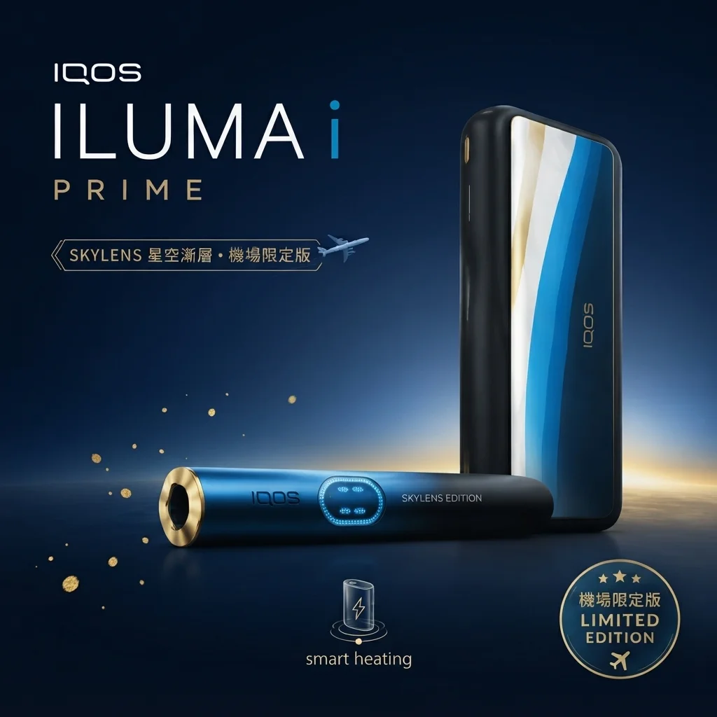 IQOS ILUMA i PRIME SKYLENS 機場限定版 IQOS ILUMA i PRIME SKYLENS 機場限定版